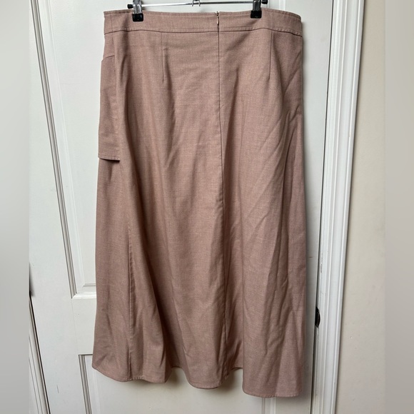 Midi/maxi beige/tan unique skirt - Picture 6 of 8